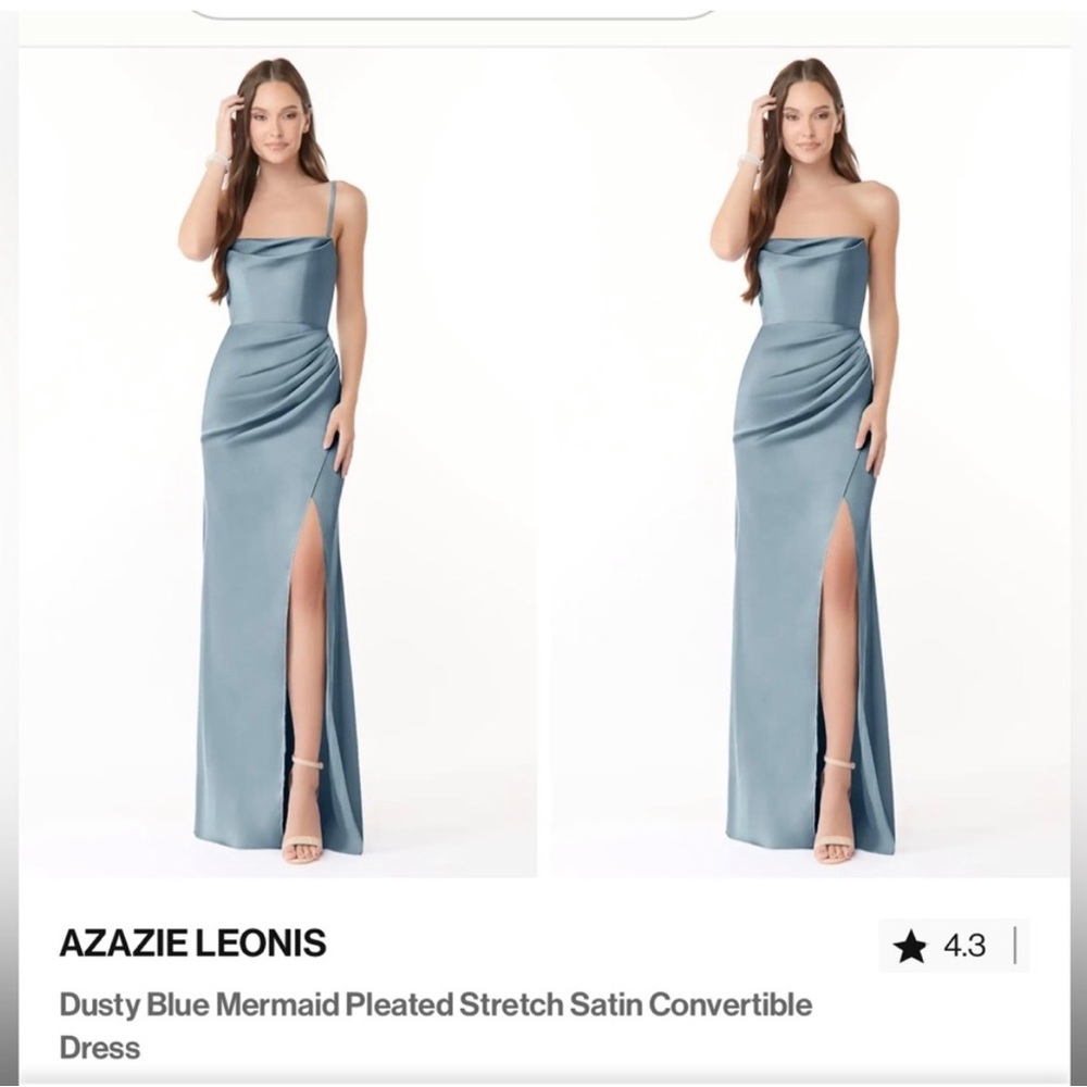 Azazie Dusty Blue. Dress is brand new with tags!! Selling for a friend